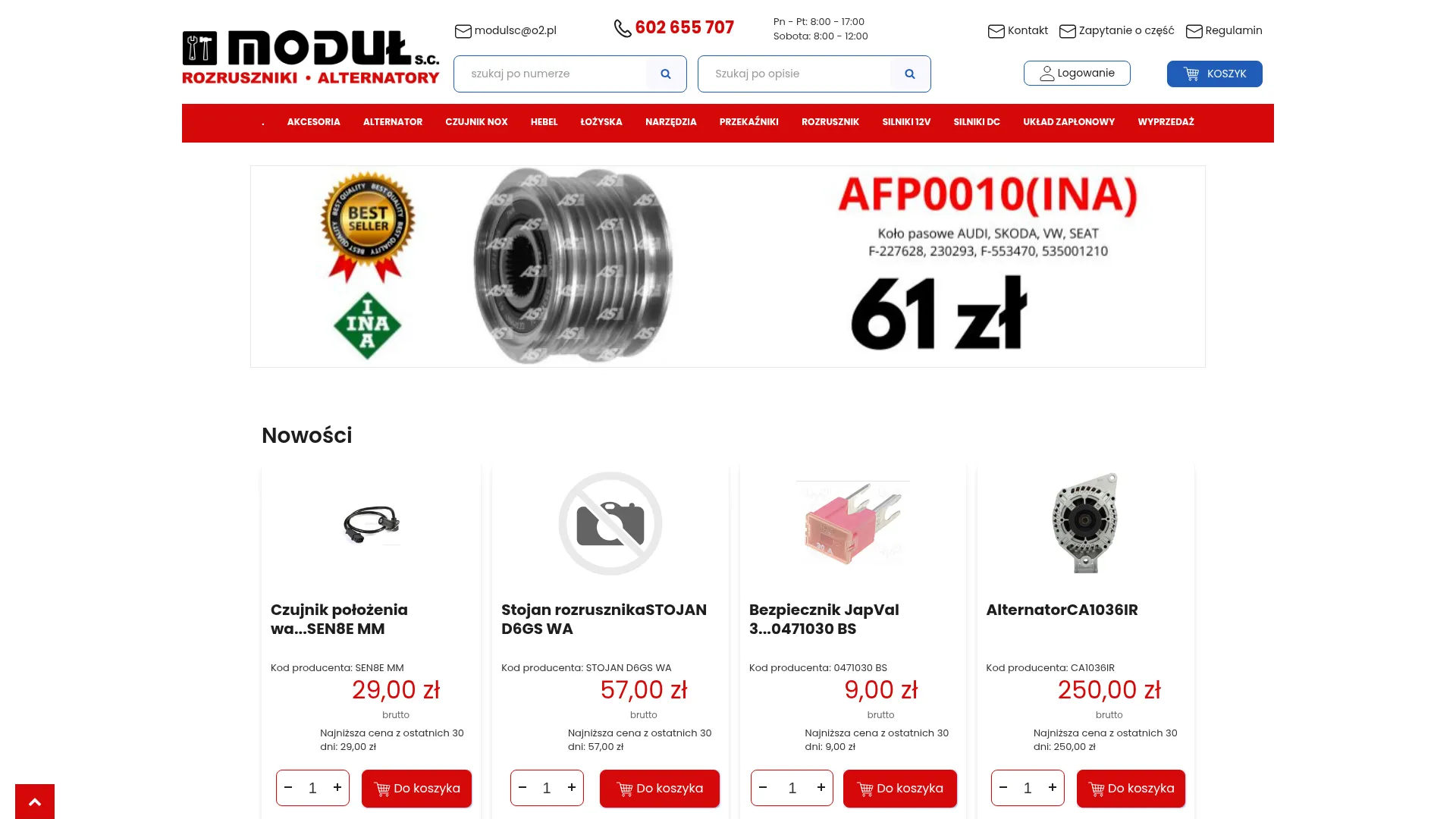 www.rozrusznik-alternator.pl